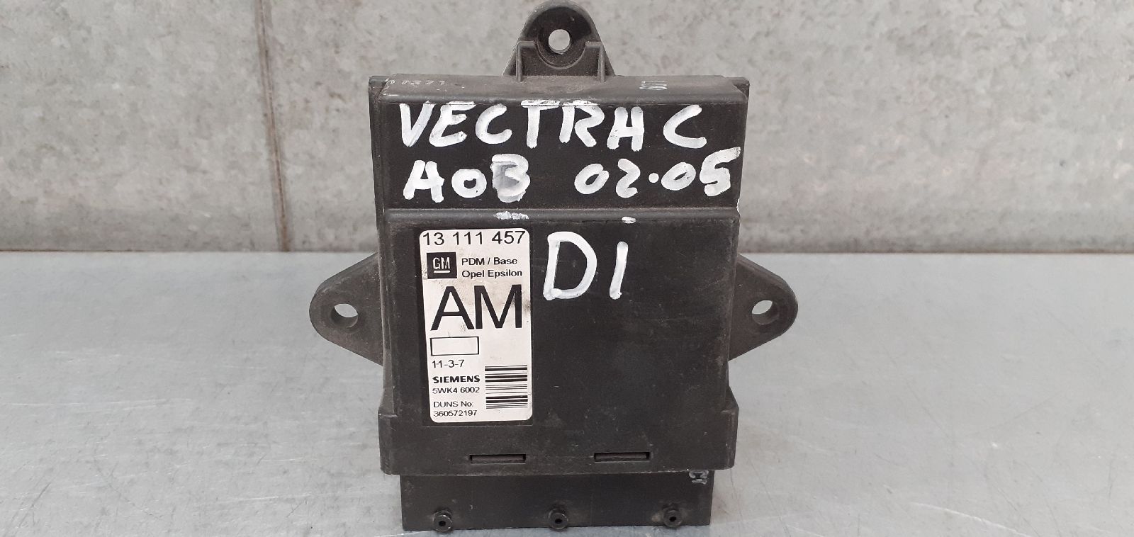 OPEL Vectra C (2002-2005) Other Control Units 13111457 22010442