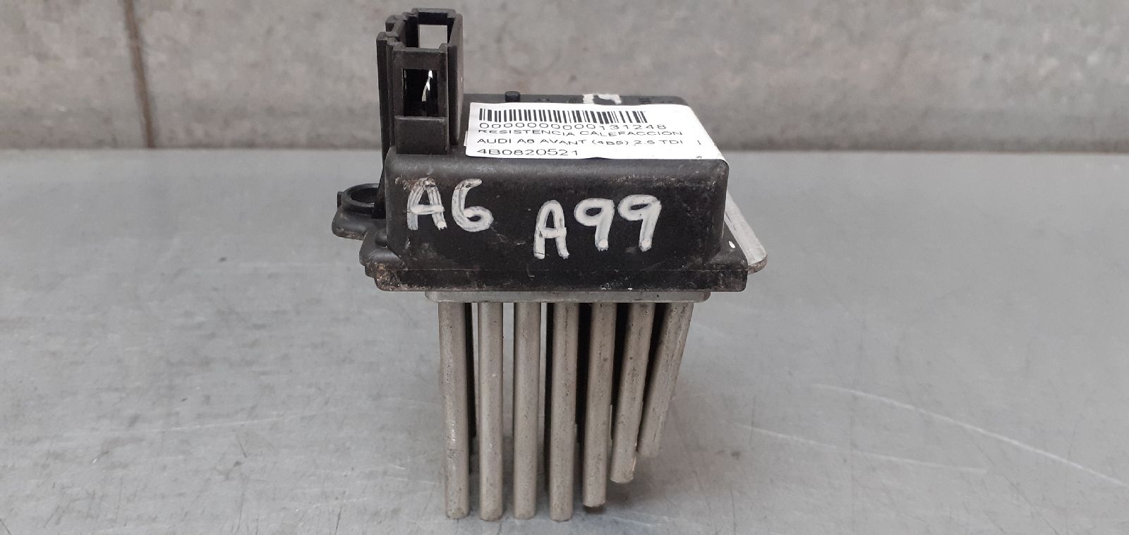 AUDI A6 C5/4B (1997-2004) Interior Heater Resistor 4B0820521 25228598