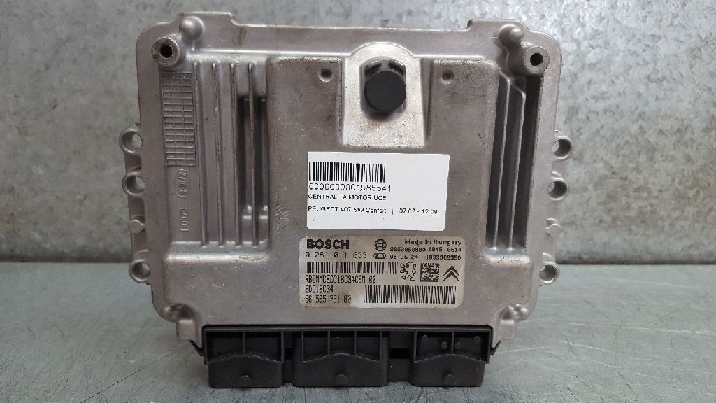 VOLKSWAGEN 407 1 generation (2004-2010) Unitate de control motor 9658576180 25259863