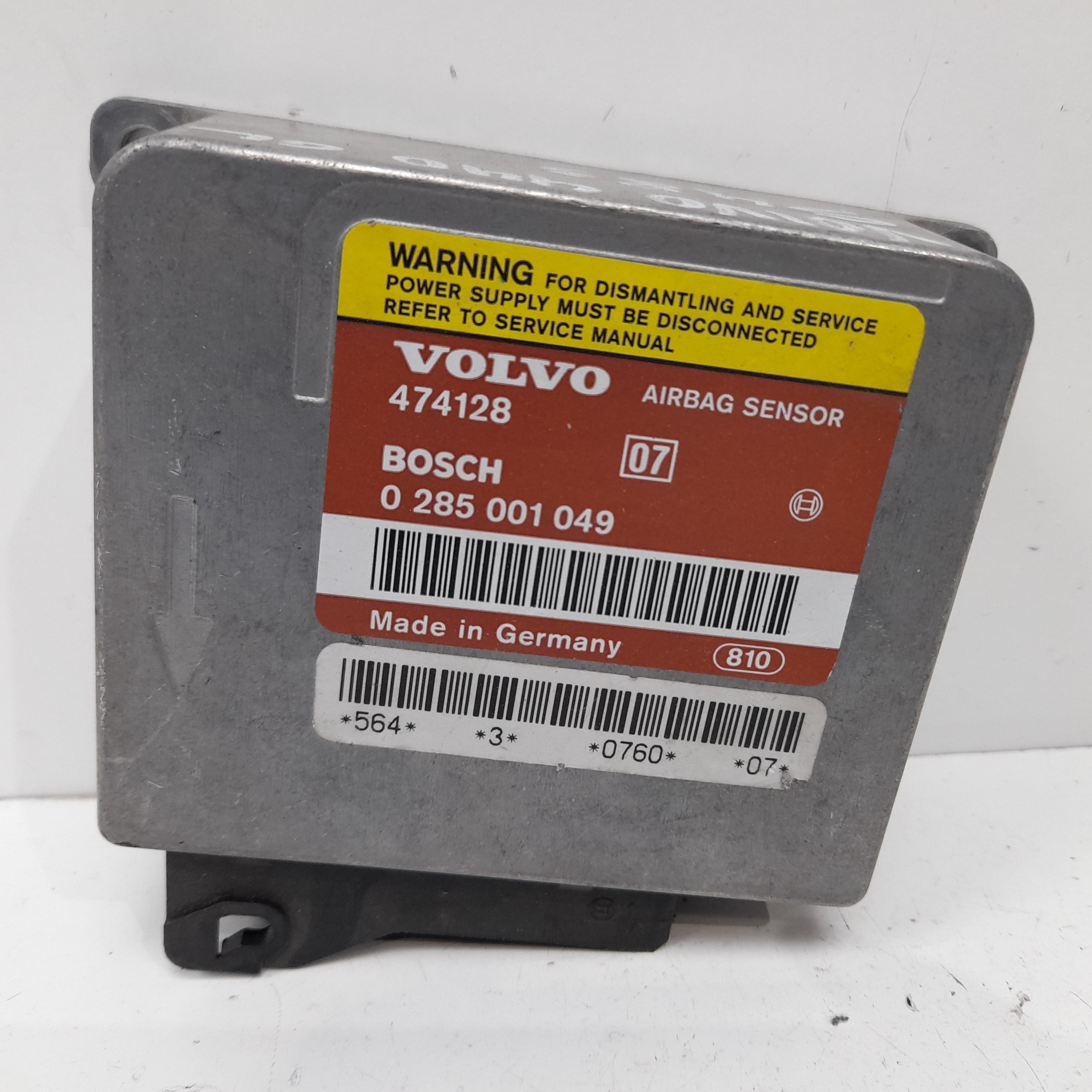 VOLVO 440 1 generation (1988-1996) Unité de contrôle SRS 474128 24064721