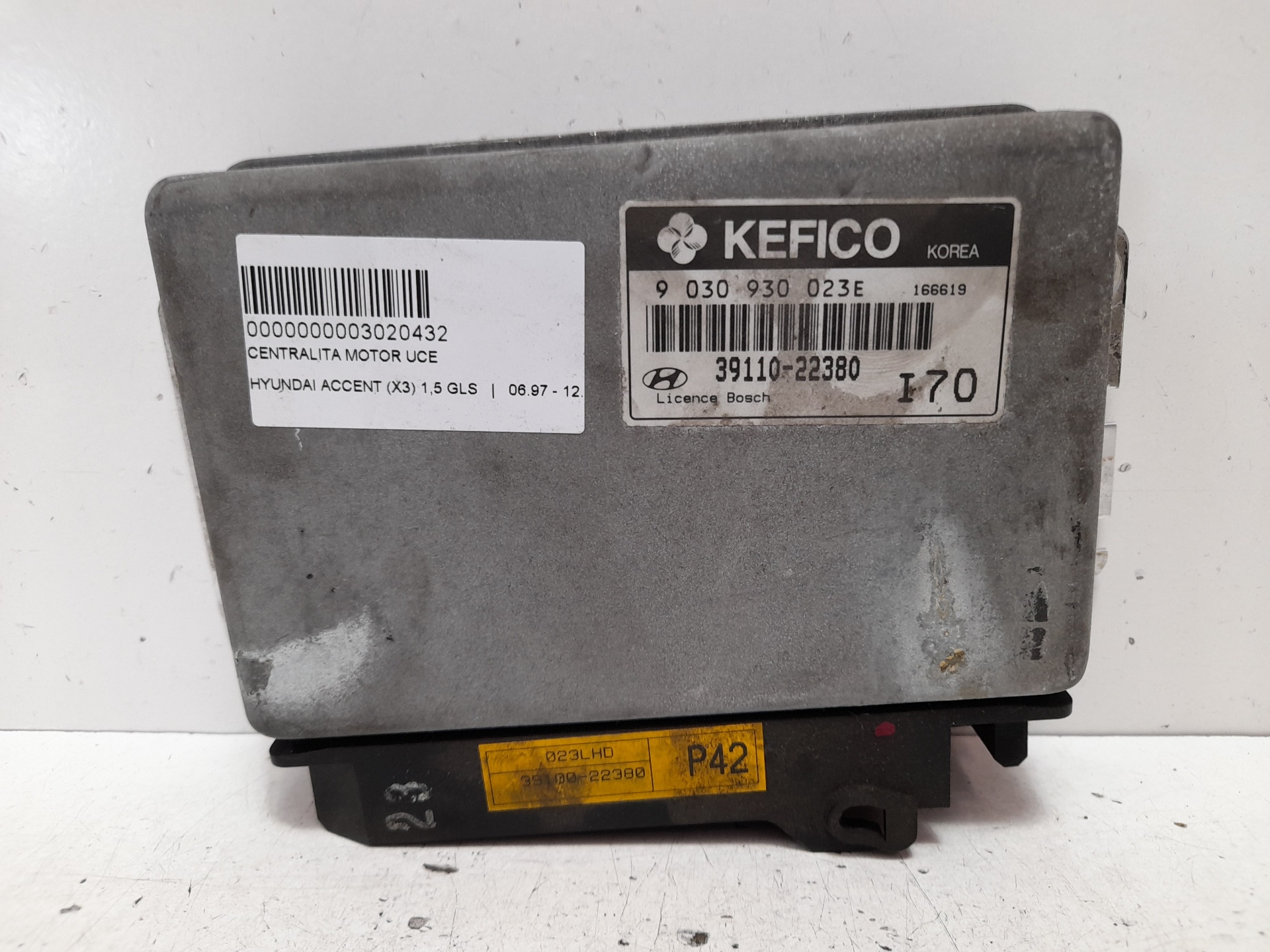 NISSAN Accent X3 (1994-2000) Engine Control Unit ECU 3911022380 22349826