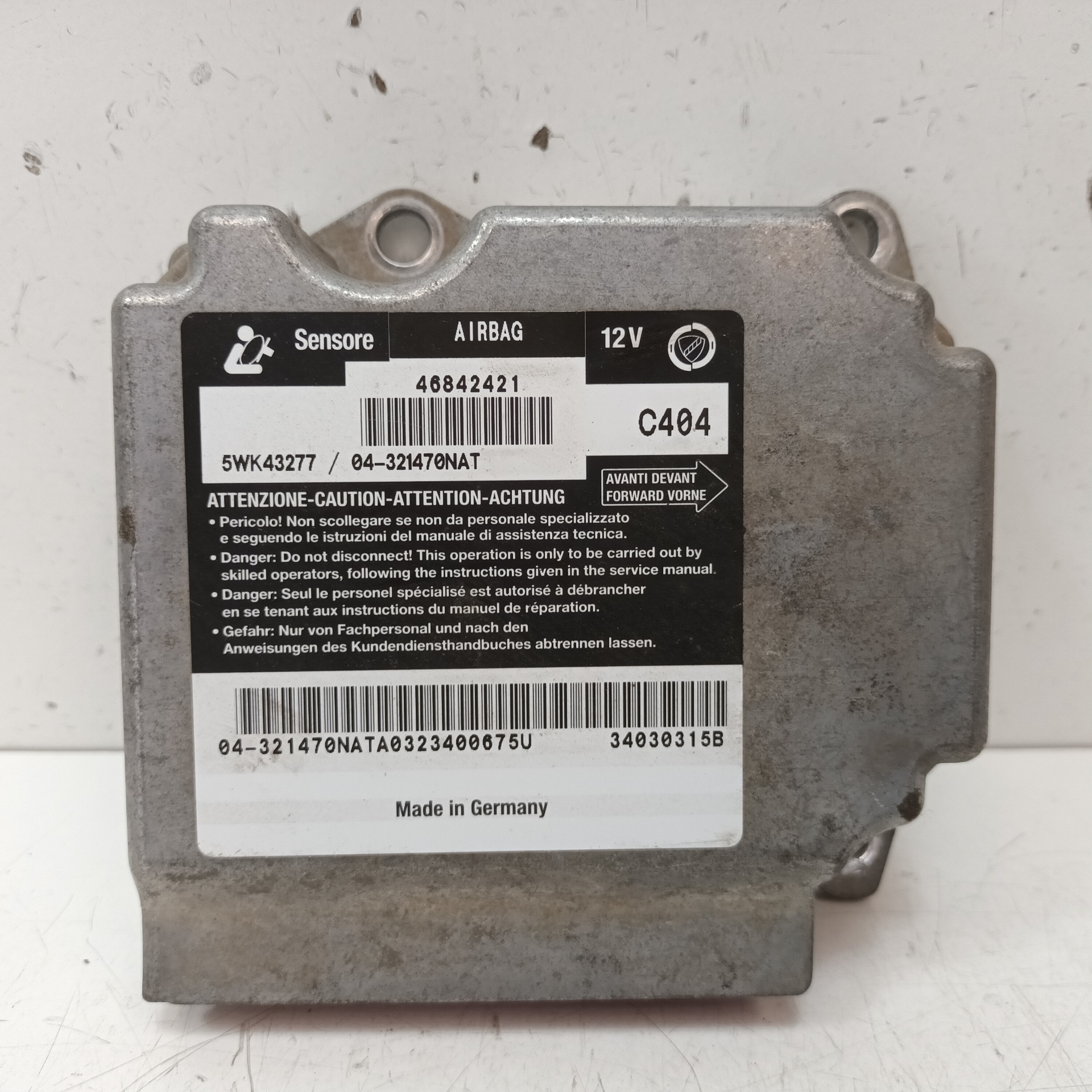 NISSAN 147 2 generation (2004-2010) SRS Control Unit 46842421 23815596