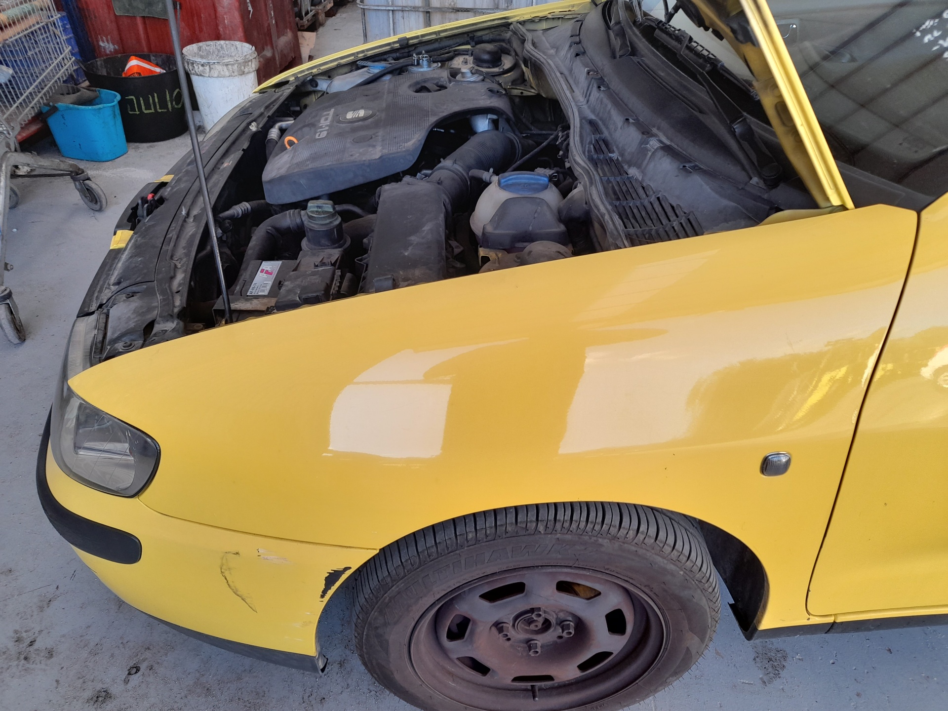 NISSAN Ibiza 2 generation (1993-2002) Крыло переднее левое 6K0821021D 22035354