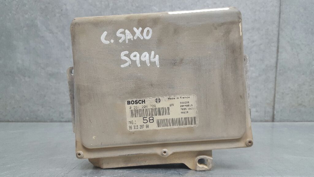 OPEL Saxo 2 generation (1996-2004) Engine Control Unit ECU 9631528780 25258037