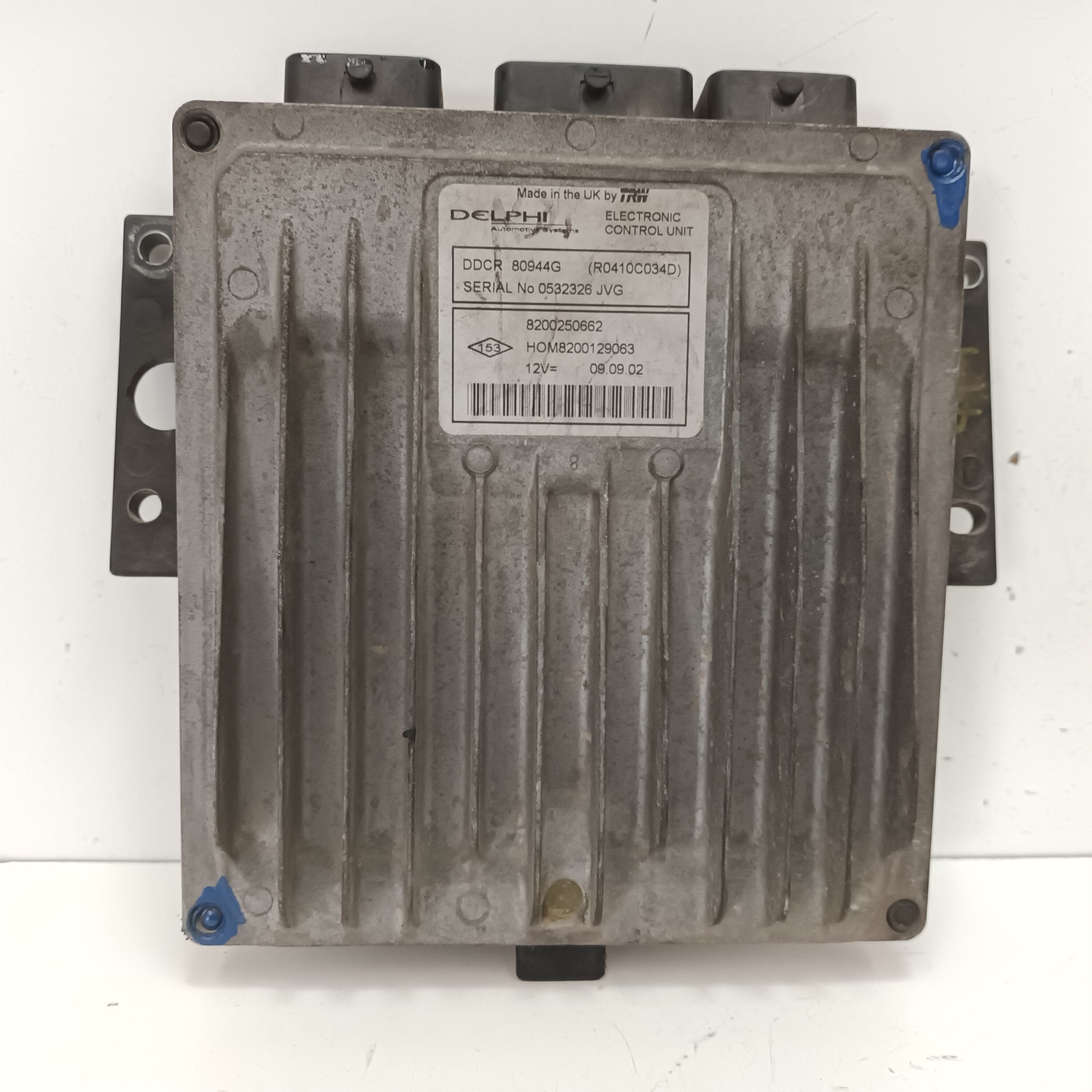 RENAULT Clio 2 generation (1998-2013) Motorstyrenhet ECU 8200250662 22309637