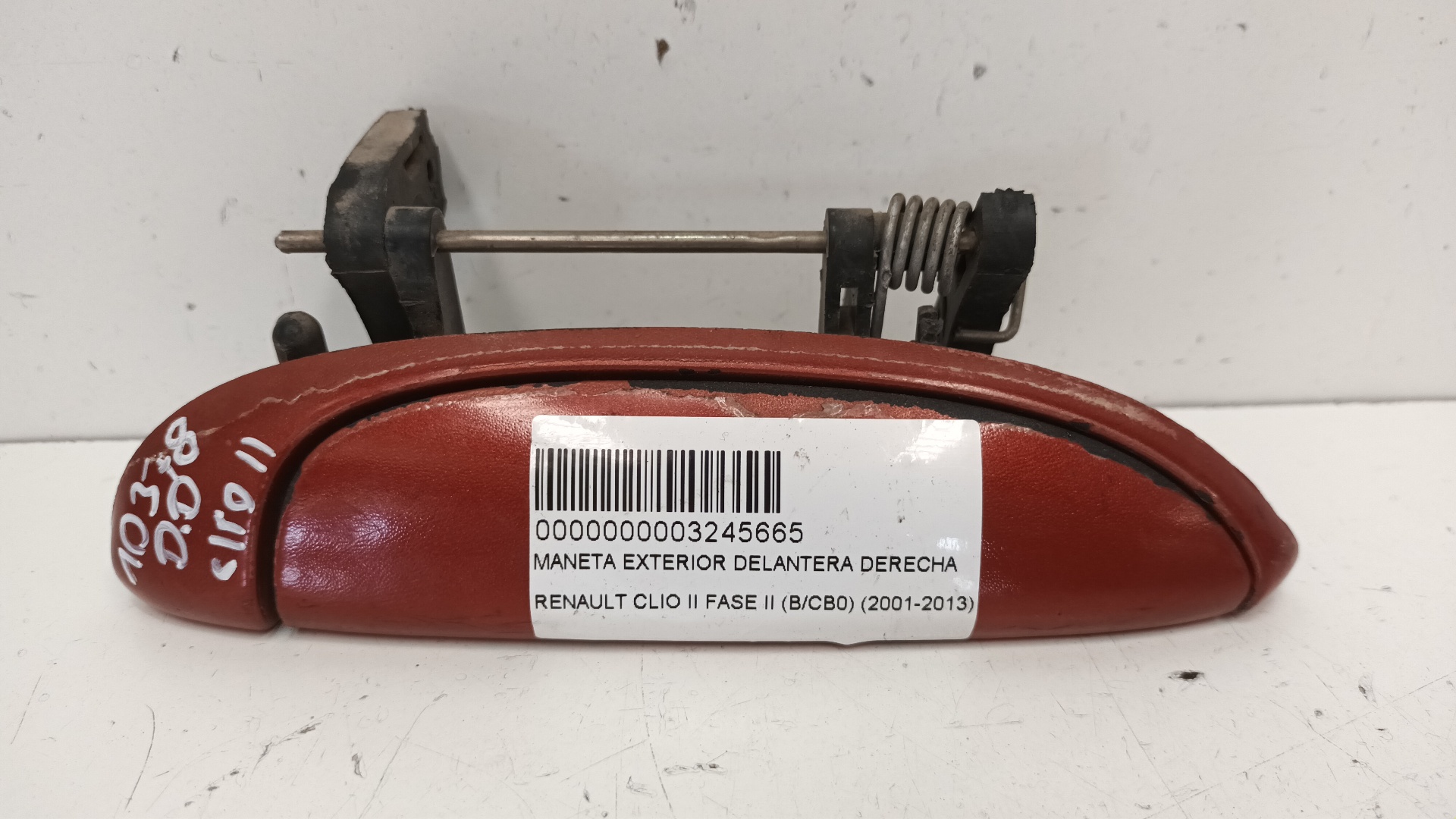 LEXUS Clio 3 generation (2005-2012) Främre höger dörr yttre handtag ROJO 22353149