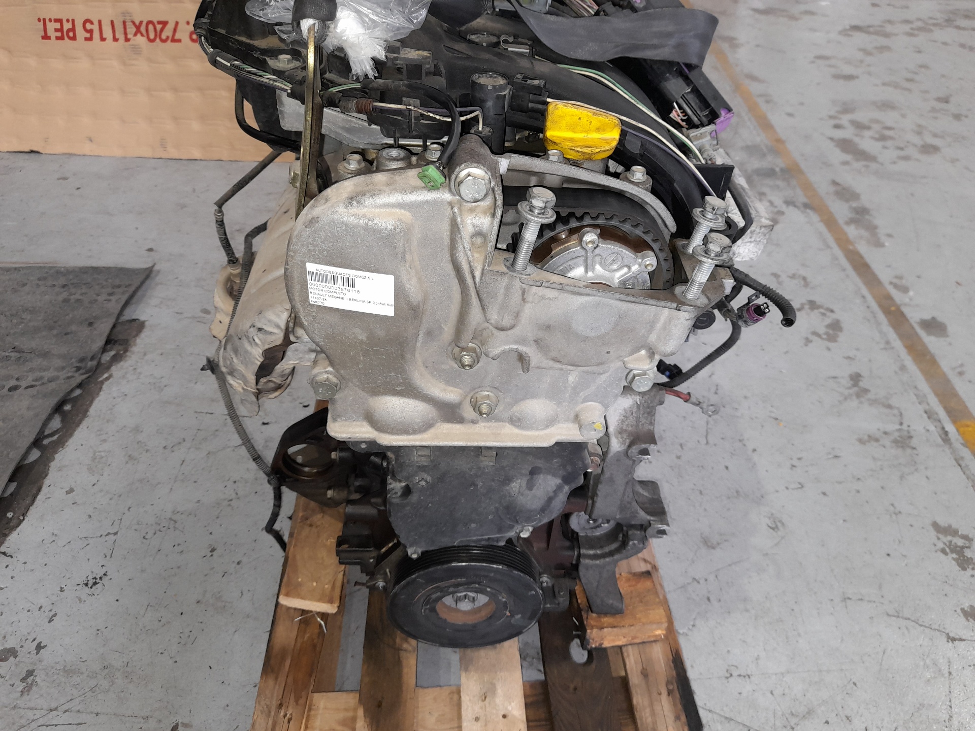 VAUXHALL Megane 2 generation (2002-2012) Engine F4R770 23838455