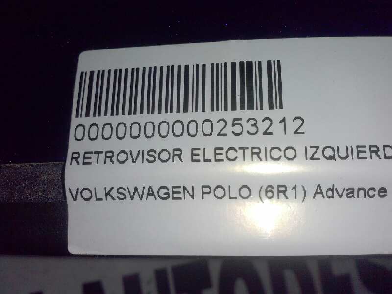 VOLKSWAGEN Polo 5 generation (2009-2017) Rétroviseur latéral gauche ELECTRICO 25243644