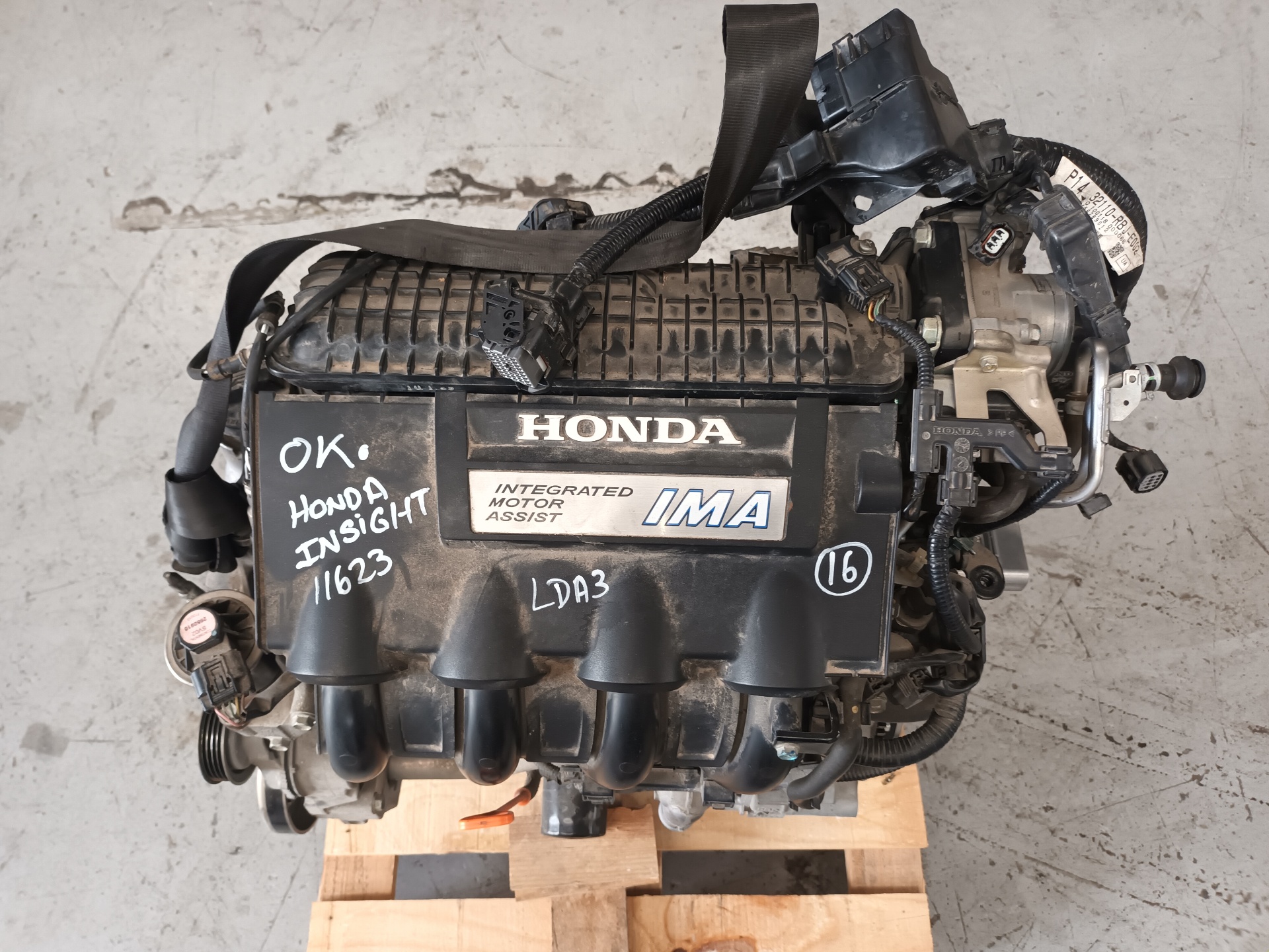 HONDA Insight 2 generation (2009-2015) Engine LDA3 25429145
