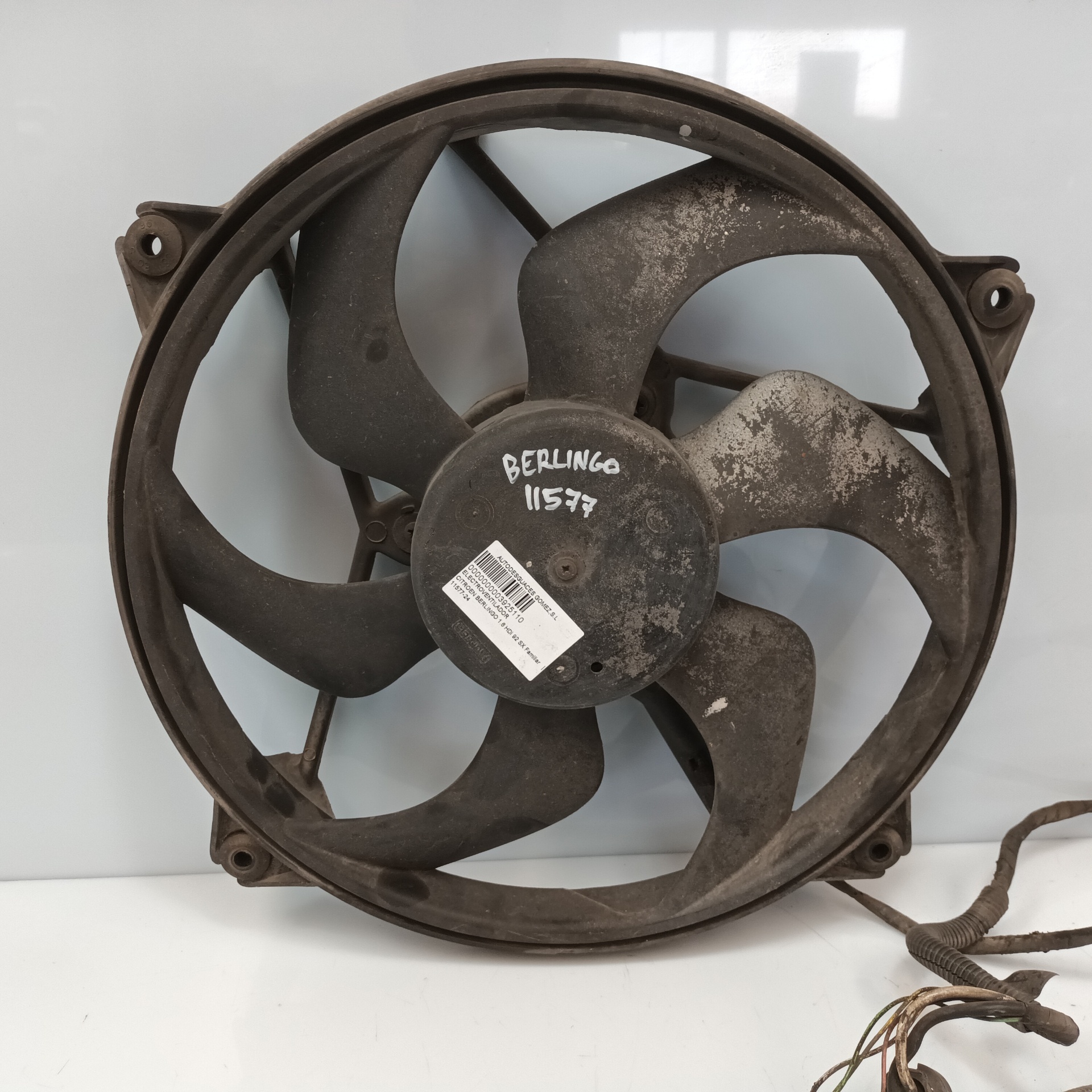 CITROËN Berlingo 1 generation (1996-2012) Diffuser Fan 1831237016 25112564