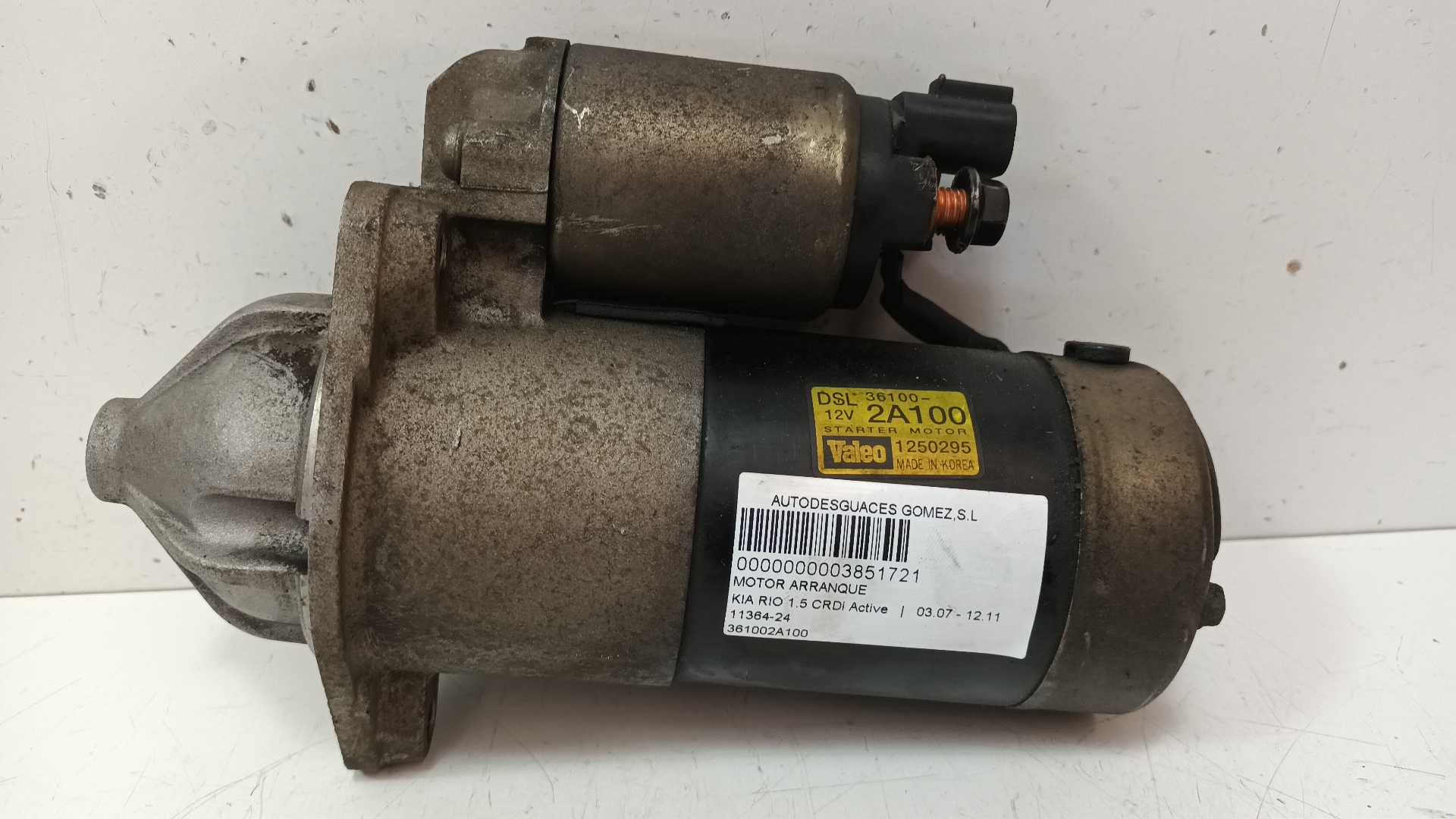 CHEVROLET Rio 2 generation (2005-2011) Starter Motor 361002A100 23566447