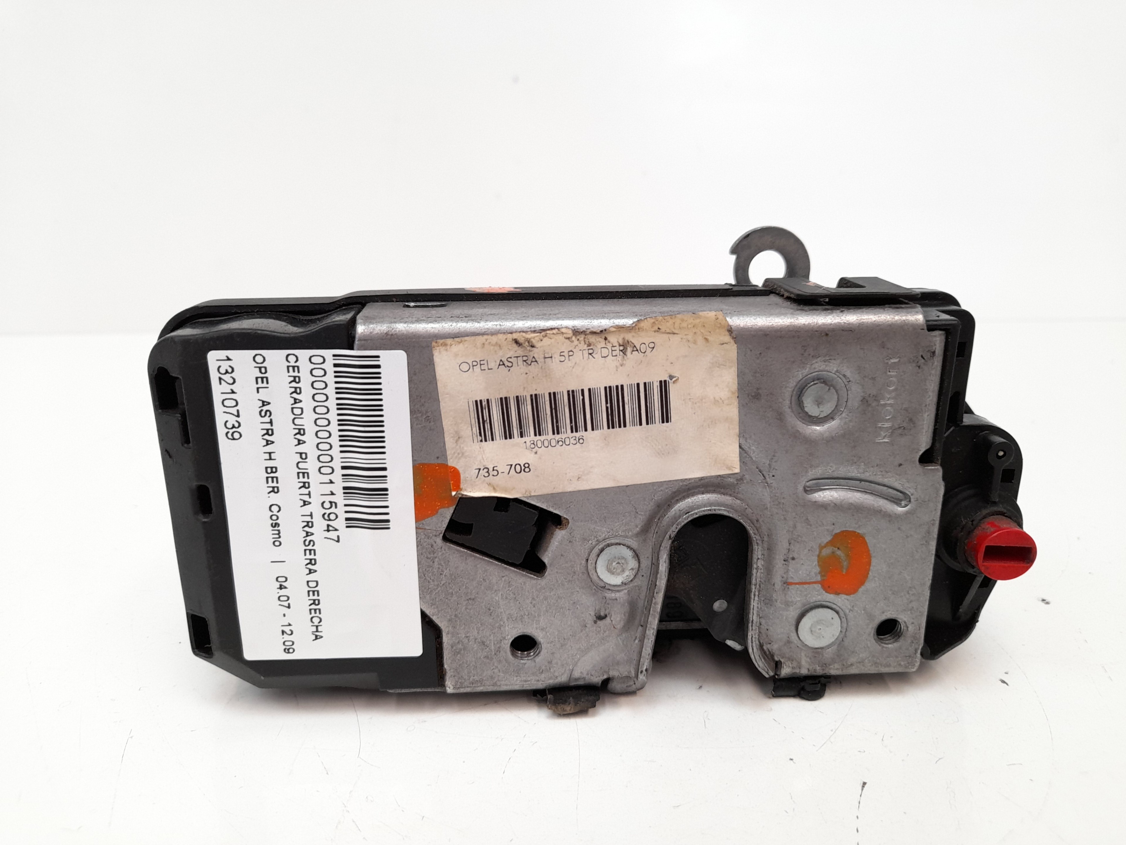 OPEL Astra J (2009-2020) Rear Right Door Lock 13210739 25226796