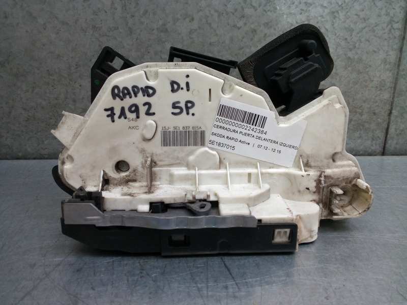 SKODA Rapid 2 generation (1985-2023) Front Left Door Lock 5E1837015 22003556