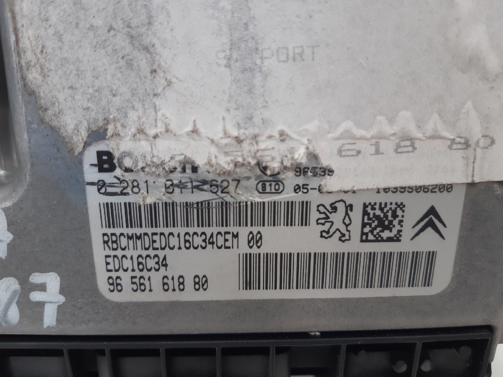 MERCEDES-BENZ 307 1 generation (2001-2008) Engine Control Unit ECU 9656161880 24098909