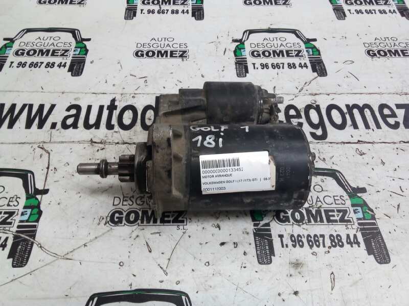 VOLKSWAGEN Golf 1 generation (1974-1993) Startmotor 0001112003 25228938