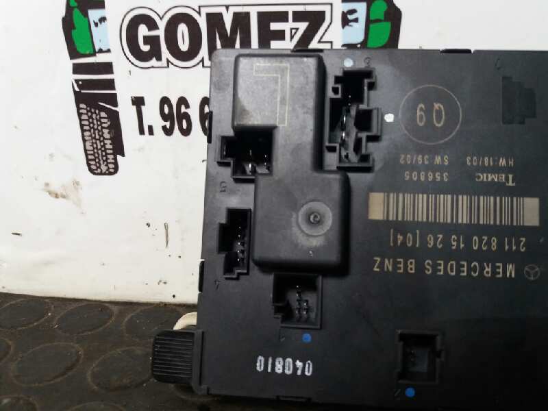 MERCEDES-BENZ E-Class W211/S211 (2002-2009) Other Control Units 2118201526 21984255