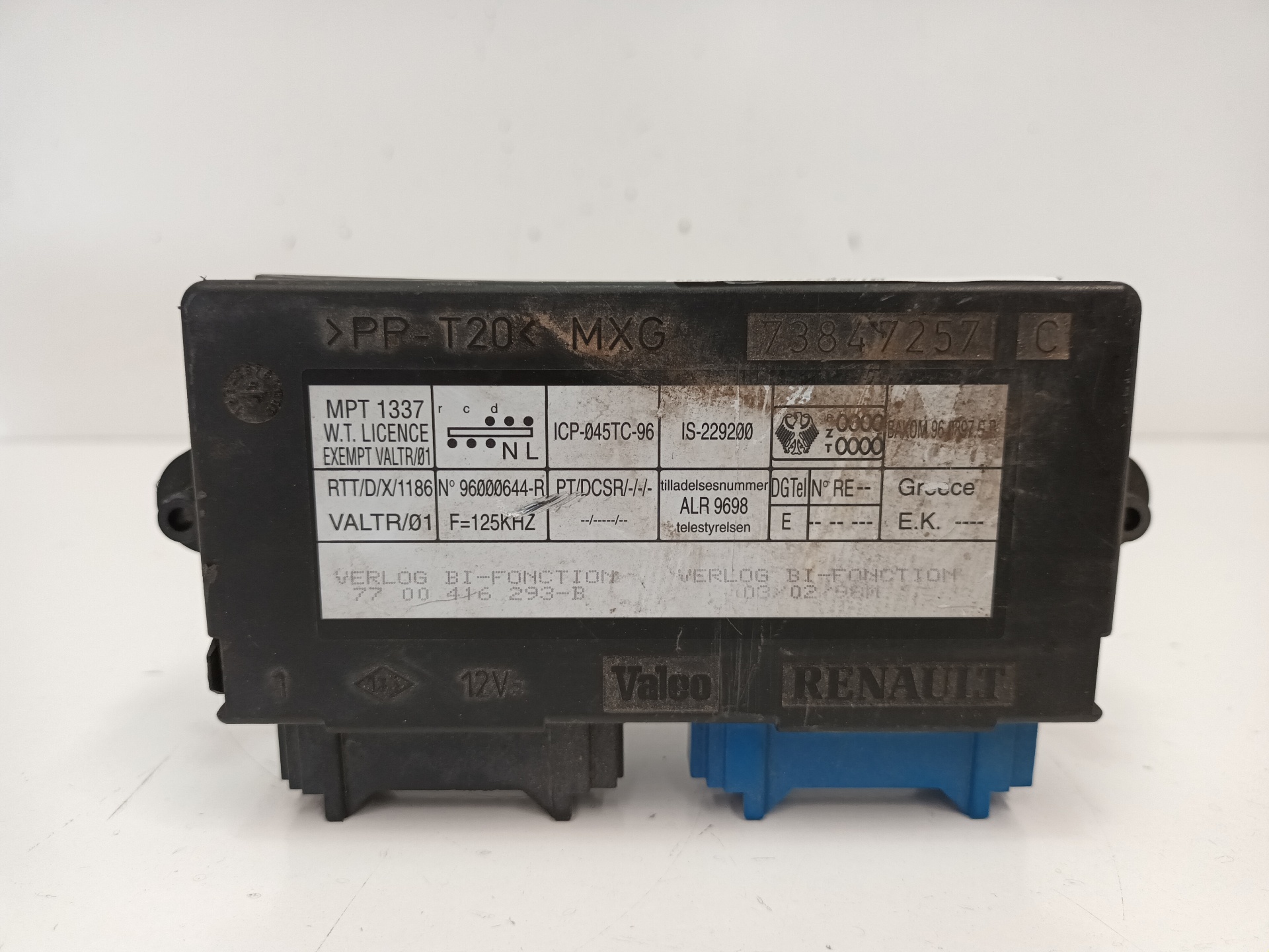 TOYOTA Laguna 1 generation (1993-2001) Other Control Units 7700416293B 23894354