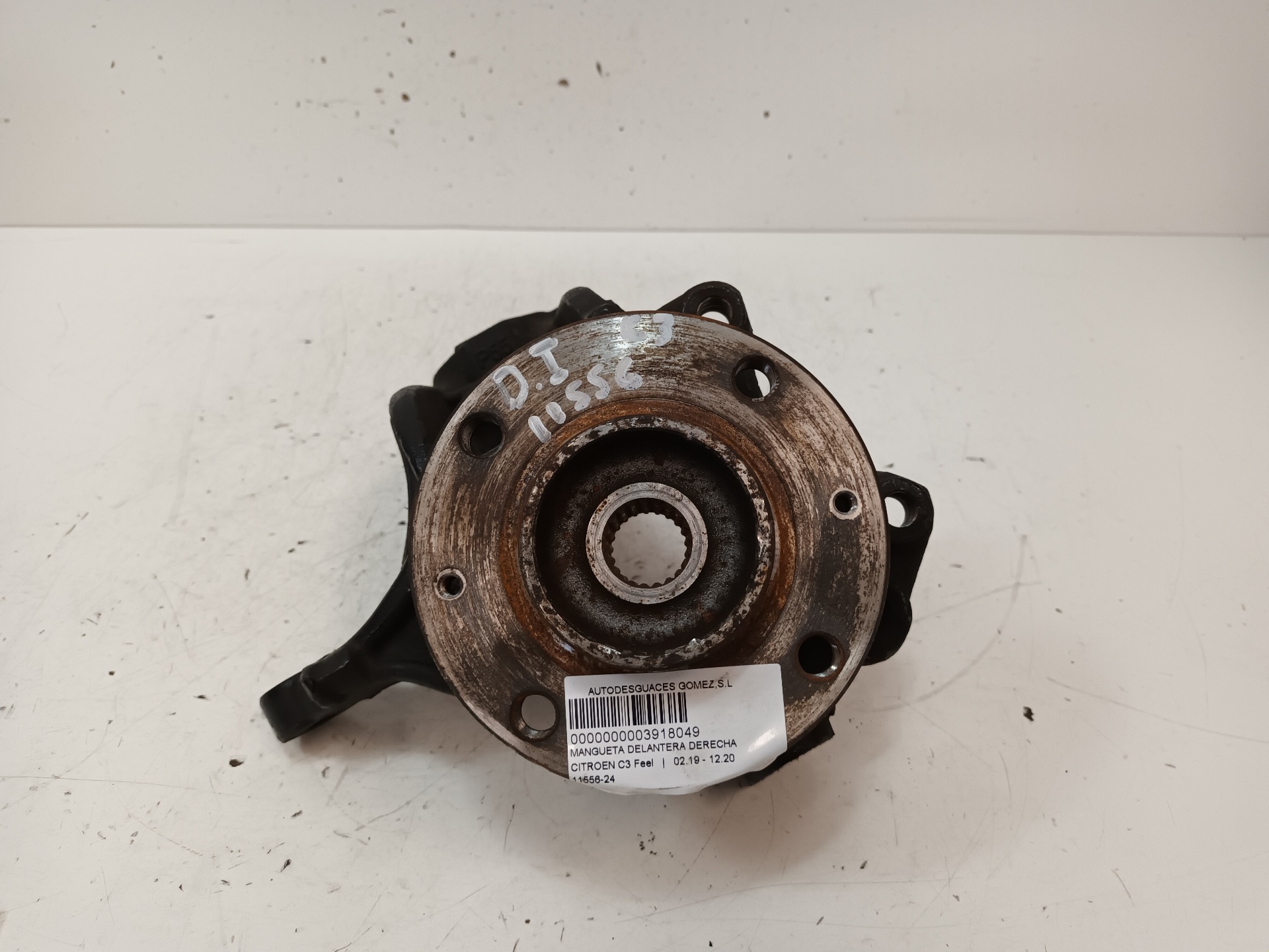 CITROËN C3 1 generation (2002-2010) Front Right Wheel Hub 25390182