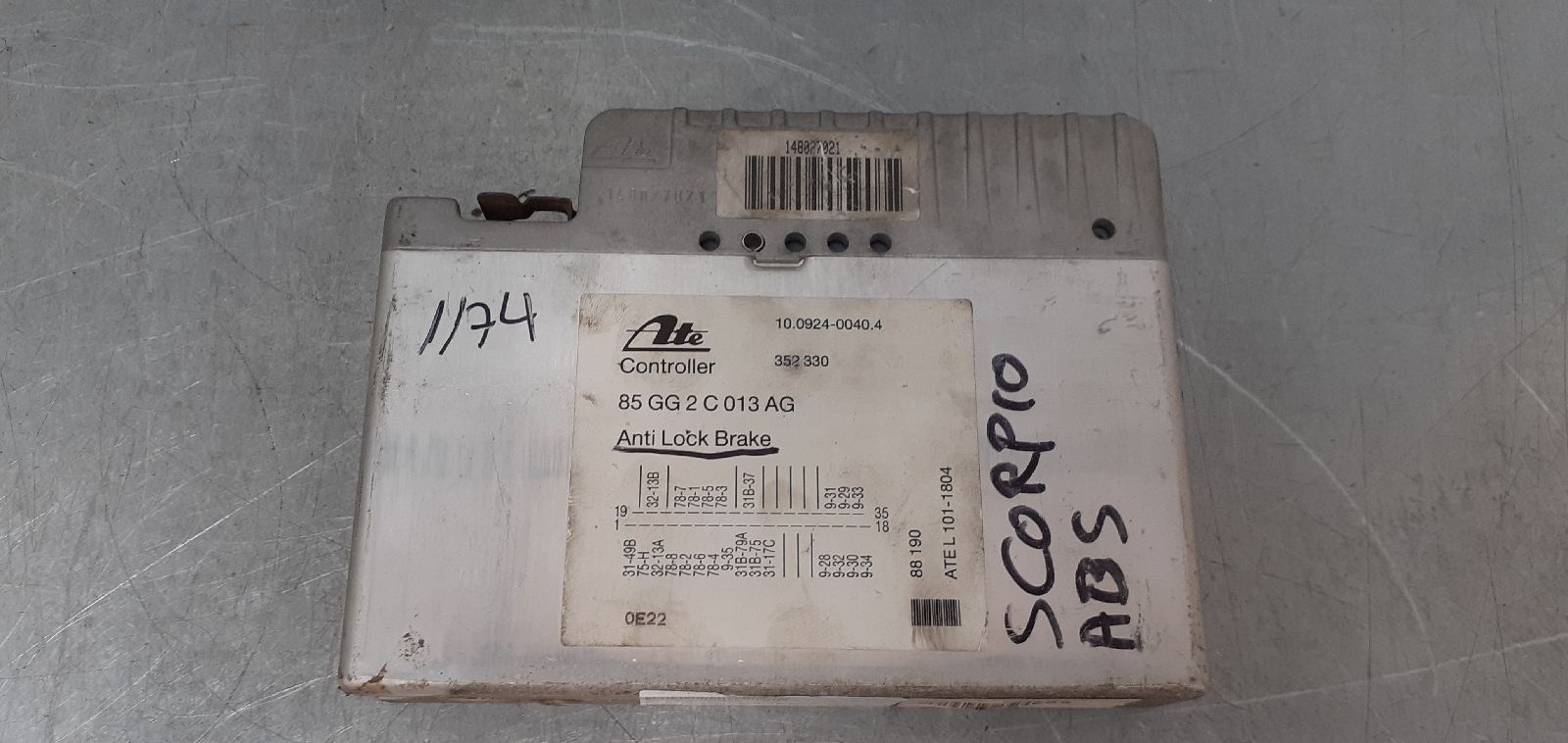 FORD Scorpio 1 generation (1985-1994) ABS pump 85GG2C013AG 25275016