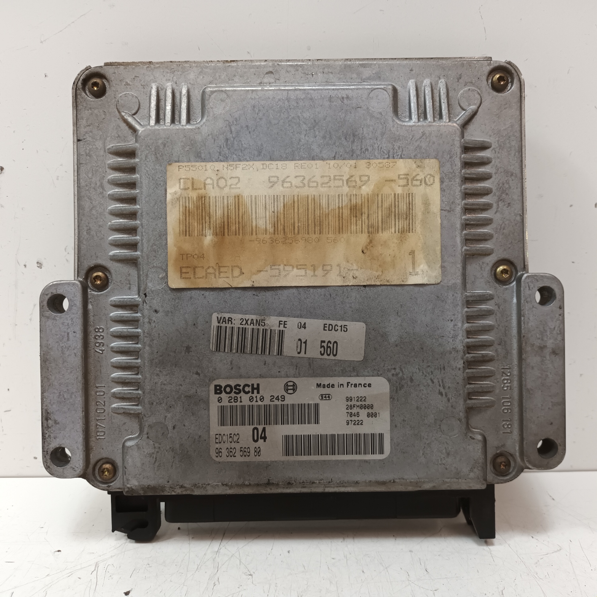 TOYOTA 306 1 generation (1993-2002) Motorkontrollenhet ECU 9636256980 24538353