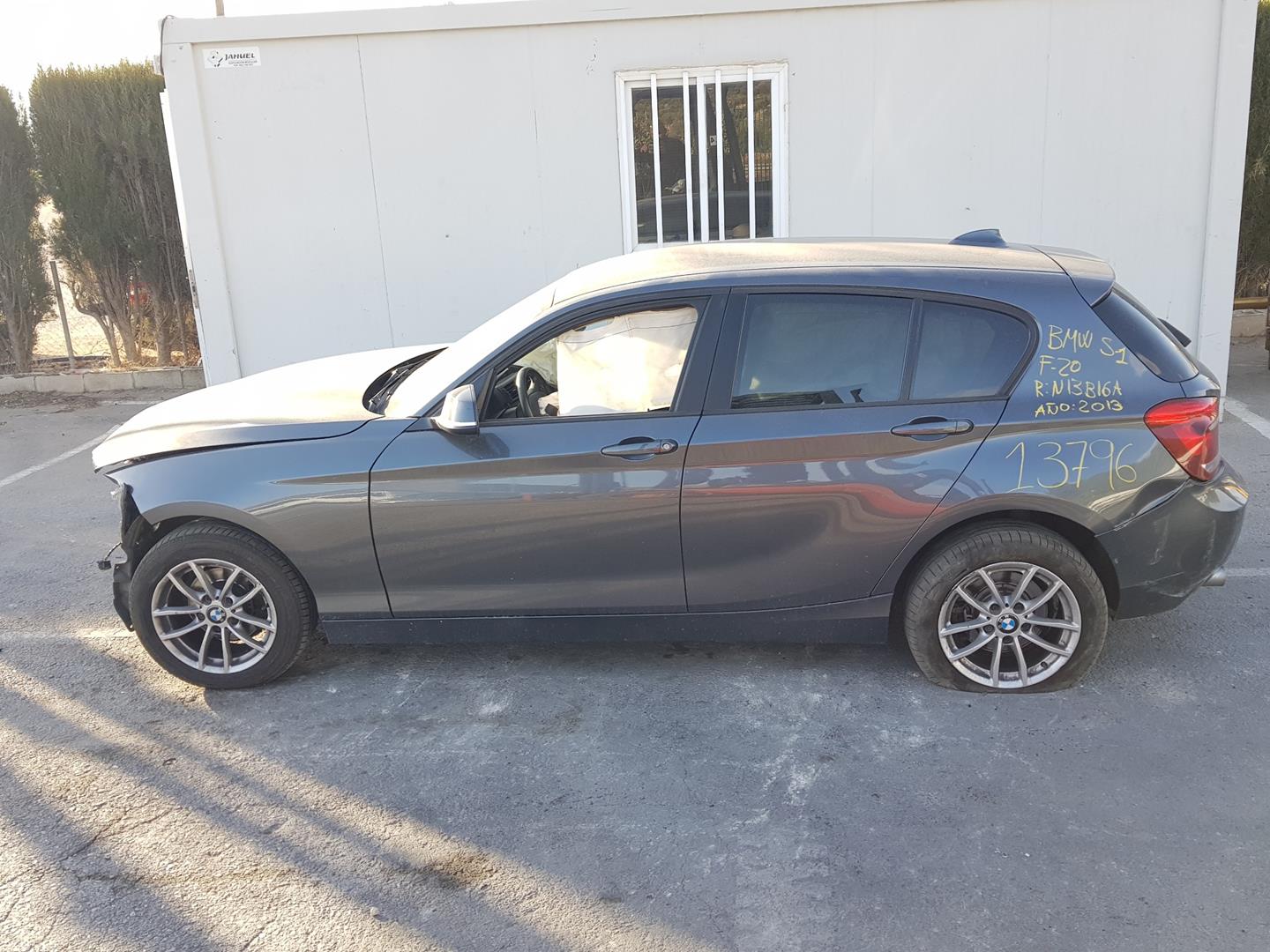 BMW 1 Series F20/F21 (2011-2020) Priekinių dešinių durų stiklo pakelėjas 724256208, 13262410, LAMESELECTRICO5PINS 18715257