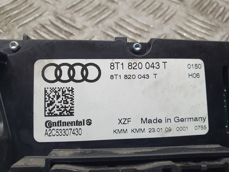 AUDI A4 B8/8K (2011-2016) Klimakontrollenhet 8T1820043T,A2C53307430 23647529