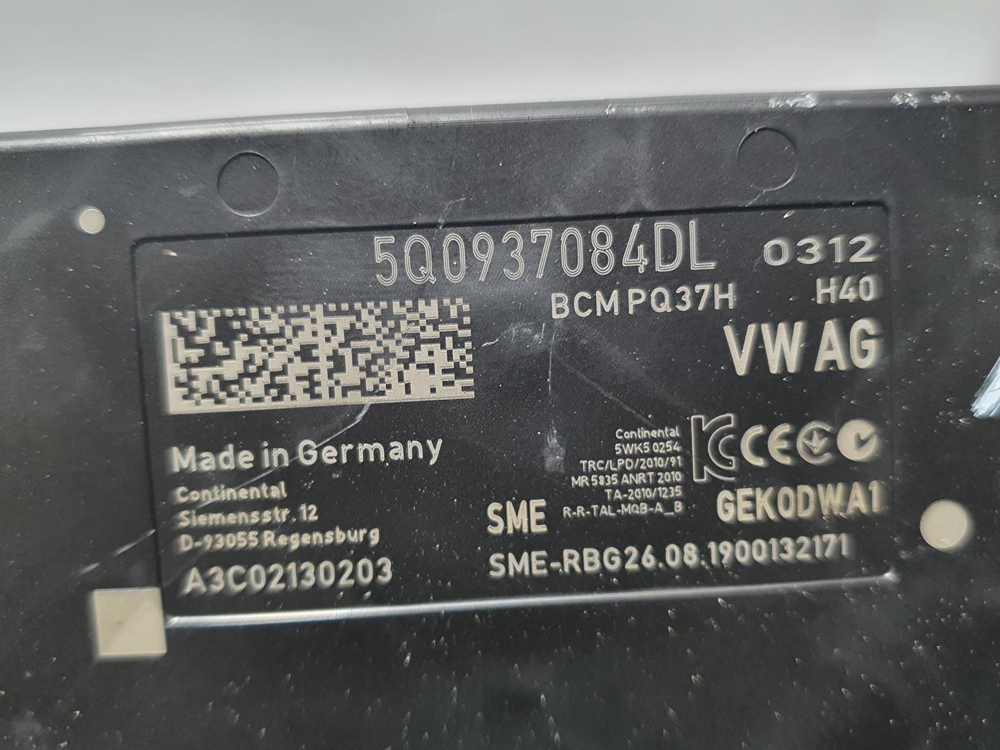 VOLKSWAGEN Golf 7 generation (2012-2024) Other Control Units 5Q0937084DL, A3C02130203, CONTINENTAL 18712035