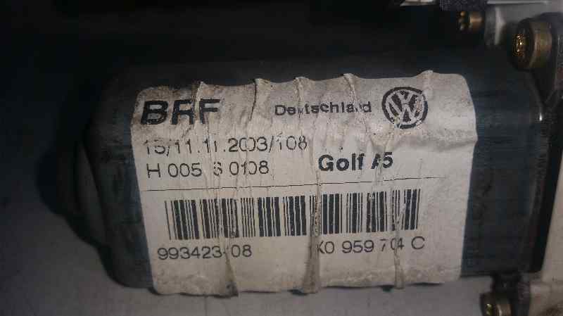 VOLKSWAGEN Golf 5 generation (2003-2009) Моторчик стеклоподъемника задней левой двери 99342308, 1K0959704C, BROSE 18538136