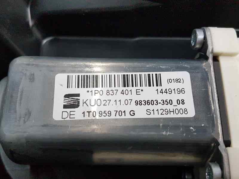 SEAT Leon 2 generation (2005-2012) Стеклоподъемник передней левой двери 1P0837401E, 1T0959701G 18630660