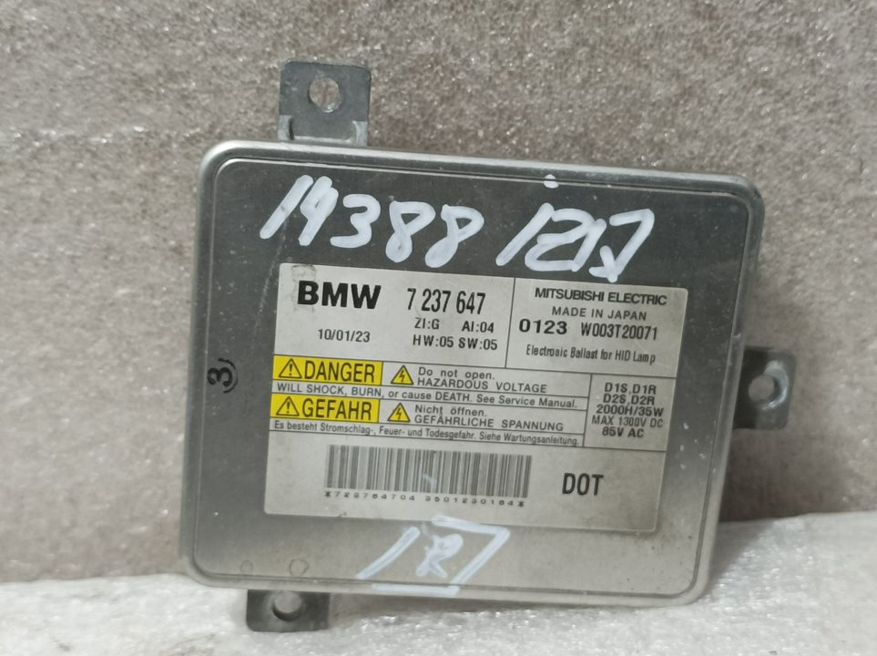 BMW 7 Series F01/F02 (2008-2015) Xenon Light Control Unit 7237647,W003T20071 21414221