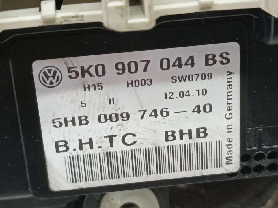 VOLKSWAGEN Golf 6 generation (2008-2015) Pегулятор климы 5K0907044BS,5HB00974640 24528382