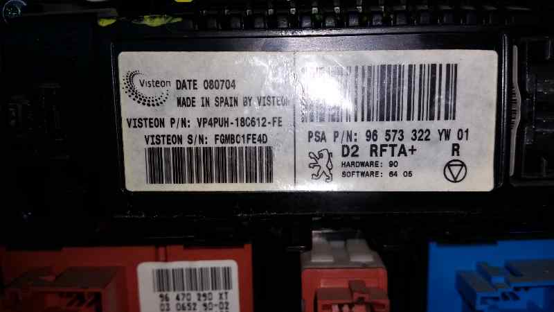 VAUXHALL 407 1 generation (2004-2010) Unitate de control al climei VP4PUH18C612FE,96573322YW01 18547517