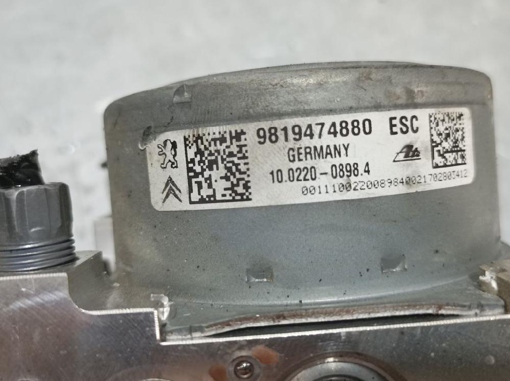 CITROËN C4 Cactus 1 generation (2014-2024) ABS Pump 9819474880,10022008984 23186006