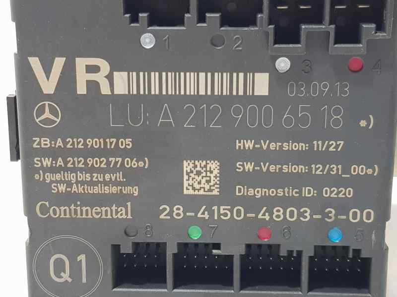 MERCEDES-BENZ E-Class W212/S212/C207/A207 (2009-2016) Andre kontrolenheder A2129006518,2841504803300 24037453
