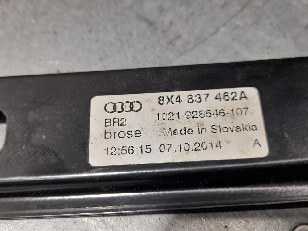 AUDI A1 8X (2010-2020) Forreste højre dør vinduesregulator 8X4837462A 23621709