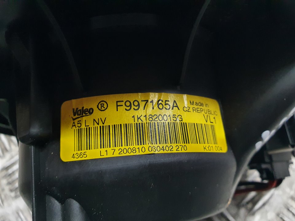 VOLKSWAGEN Golf 6 generation (2008-2015) Sildītāja ventilators 1K1820015G,F997165A 23634686