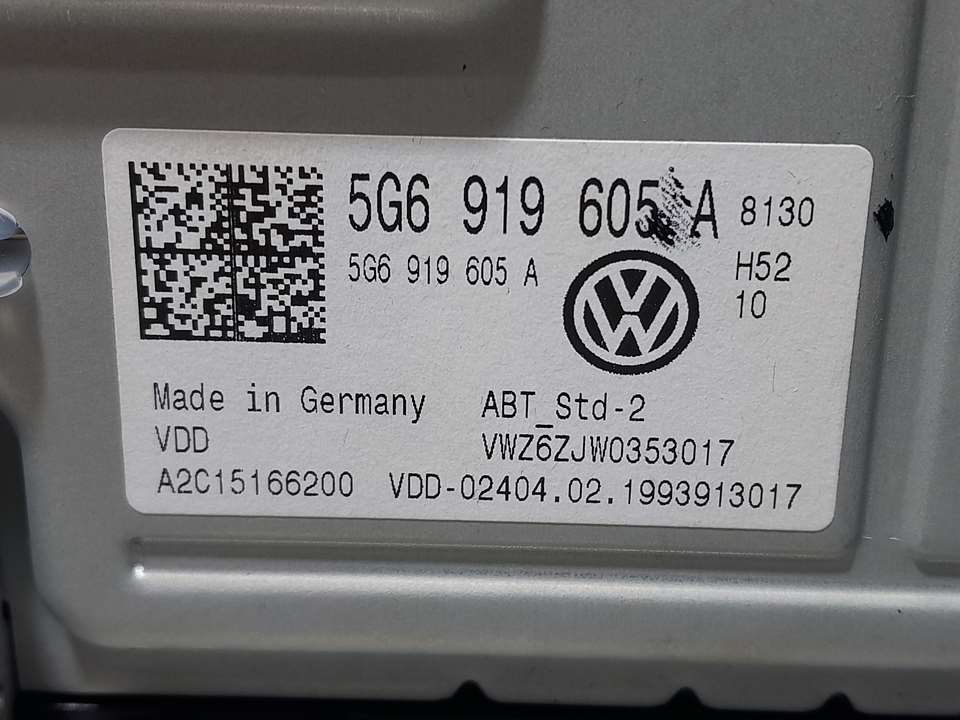 JEEP Golf 7 generation (2012-2024) Muzikos grotuvas su navigacija 5G6919605A 22545468