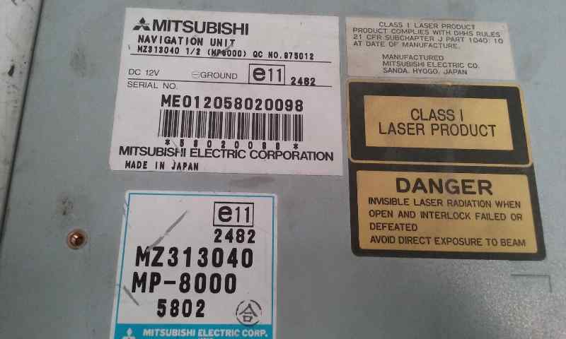 MITSUBISHI Pajero 3 generation (1999-2006) Music Player With GPS 18538107