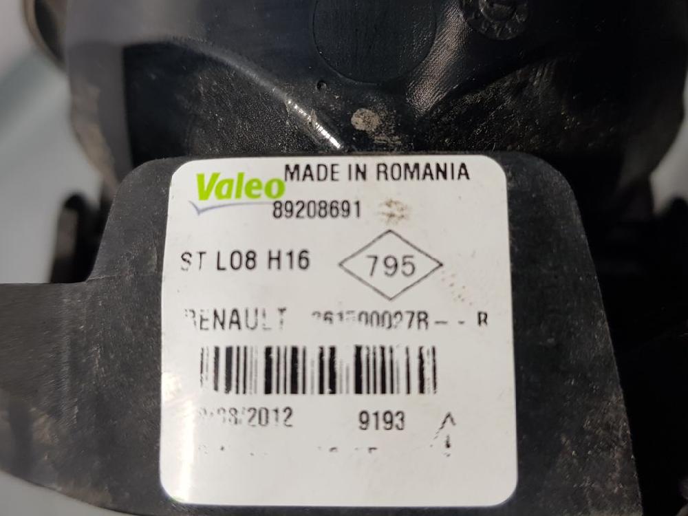 RENAULT Clio 3 generation (2005-2012) Противотуманка бампера передняя правая 261500027R, 89208691 18694097