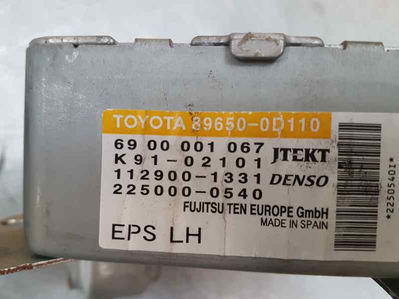 TOYOTA Yaris 2 generation (2005-2012) Power steering control unit 896500D110,6900001067 18464283