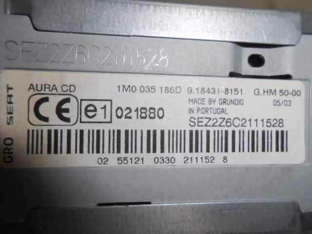 TOYOTA Leon 1 generation (1999-2005) Hudobný prehrávač bez GPS 1M0035186D 18502186