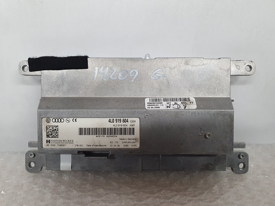 TOYOTA A6 C6/4F (2004-2011) Player muzical cu navigație 4L0919604 21434809