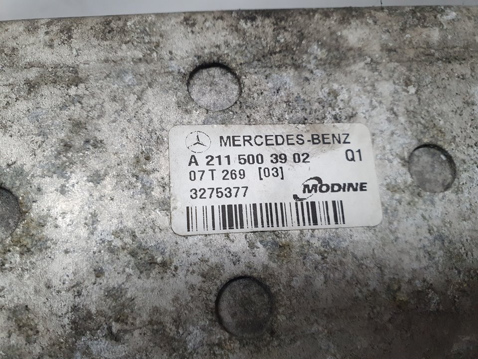 MERCEDES-BENZ E-Class W211/S211 (2002-2009) Interkūlerio radiatorius A2115003902, 3275377, MODINE 23620882