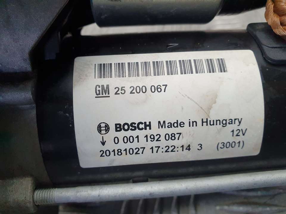 OPEL Corsa D (2006-2020) Starter Motor 25200067, 0001192087 23500568