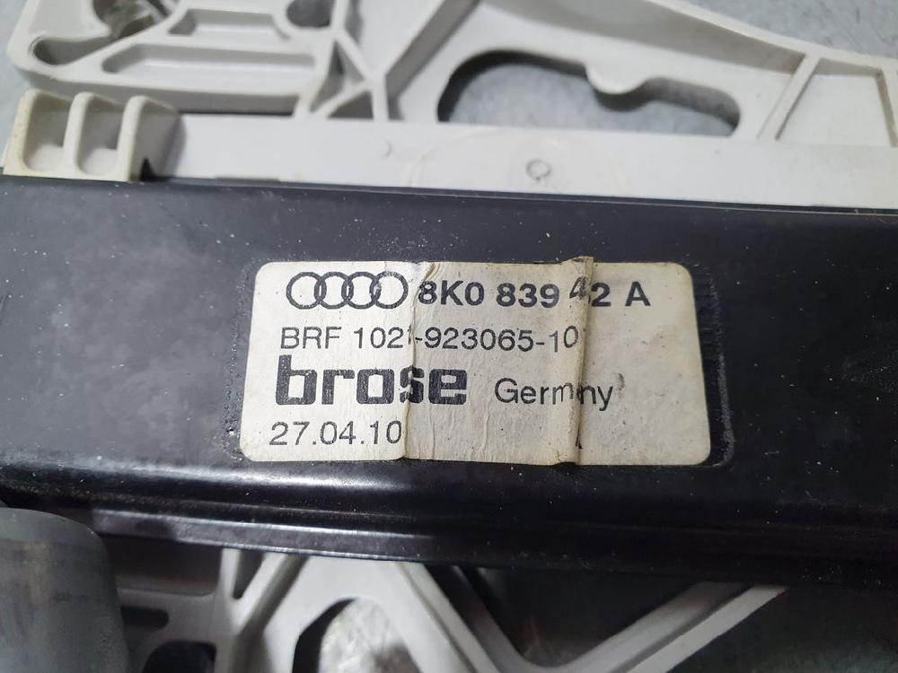 AUDI A4 B8/8K (2011-2016) Rear Right Door Window Regulator 8K0839462A, 102192306510 23656120