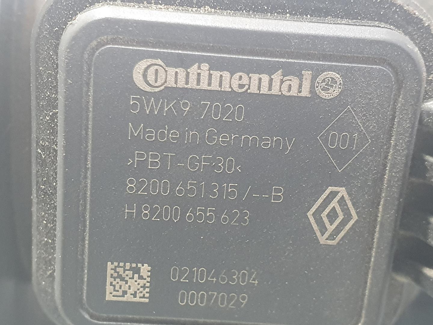 RENAULT Kangoo 2 generation (2007-2021) Masseluftstrømssensor MAF 8200651315, CONTINENTAL 23659498