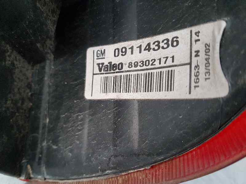 RENAULT Corsa C (2000-2006) Rear Left Taillight 09114336,89302171 18567232