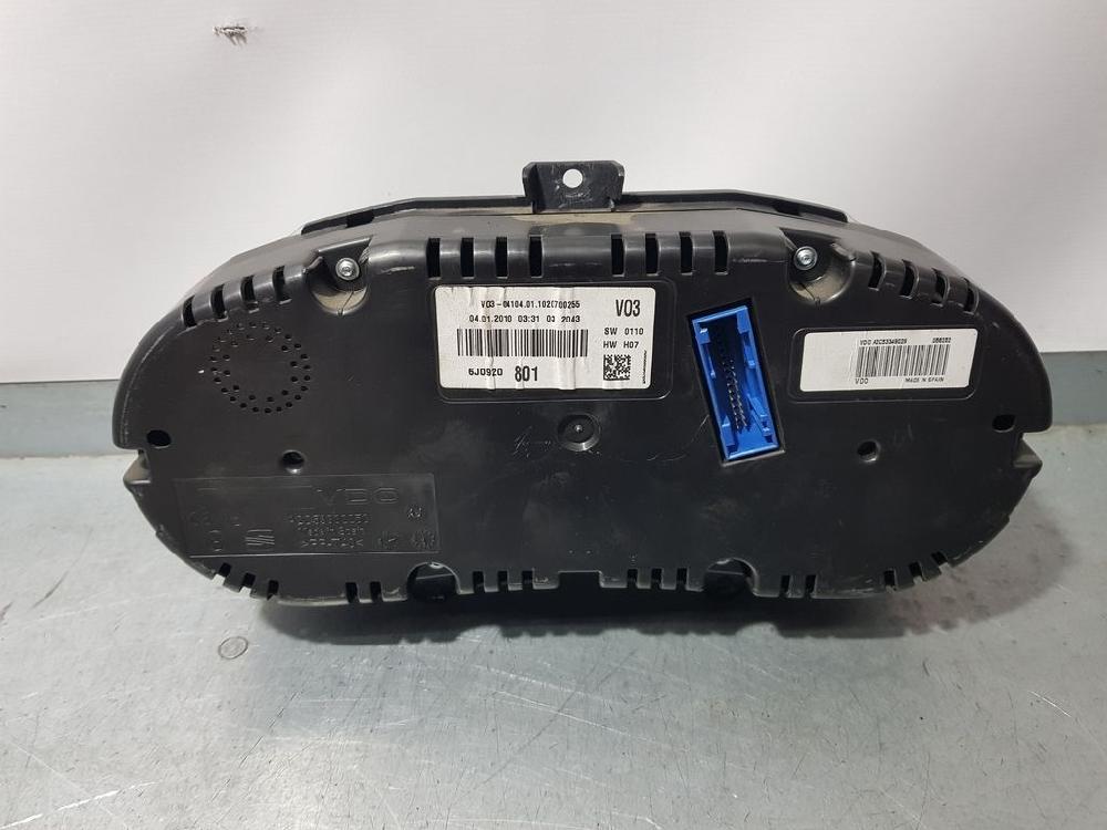 DODGE Ibiza 4 generation (2008-2017) Speedometer 6J0920801, A2C53349029 24042005