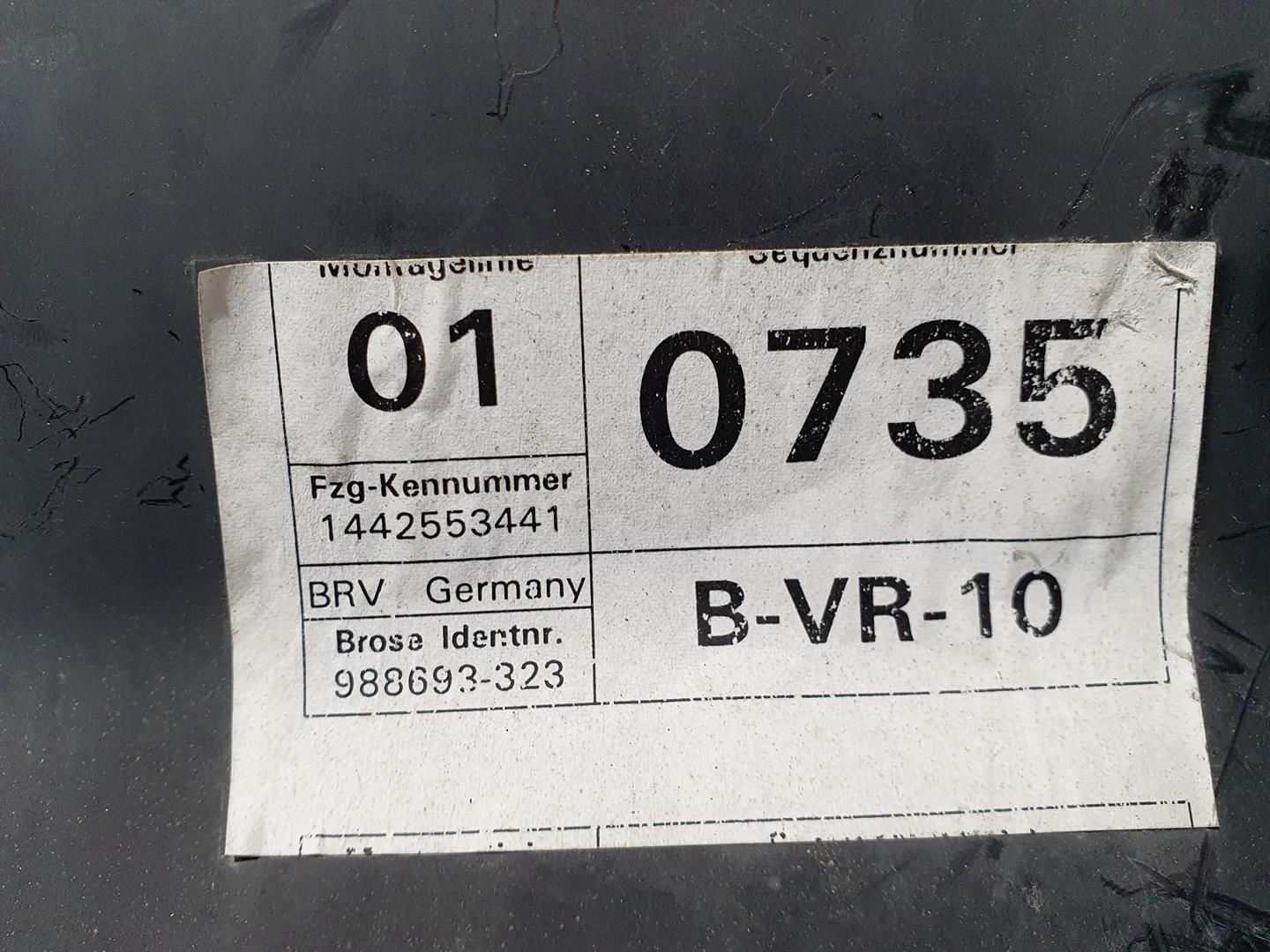VOLKSWAGEN Passat B7 (2010-2015) Стеклоподъемник передней правой двери 988693323, BROSEELECTRICO 23625343