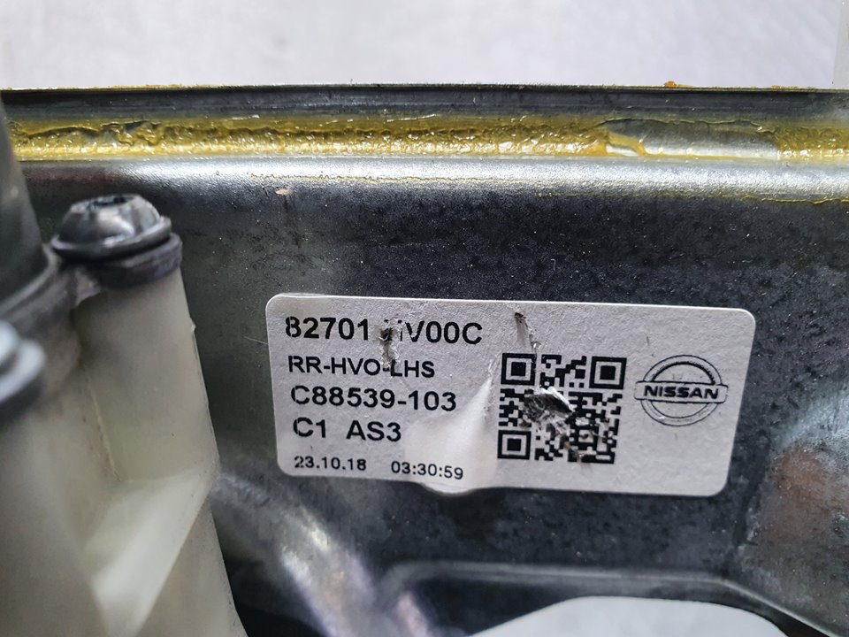 NISSAN Qashqai 2 generation (2013-2023) Aizmugurējo kreiso durvju logu pacēlājs 82701HV00C, C88539103 20462747